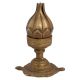 Brass Lotus Flower Rotating Candle Holder