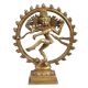 Golden Brass Shiva Statue King Of Dance Gift And Decoration