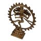 Golden Brass Shiva Statue King Of Dance Gift And Decoration