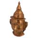 Brass Hindu Religious Ritual Shiva Mask Head Statue