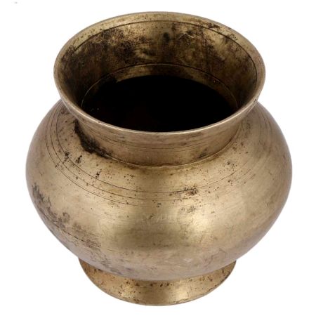 Brass Hindu Worship Water Storage Pot
