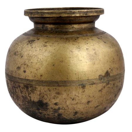 Brass Big Round Water Storage Pot