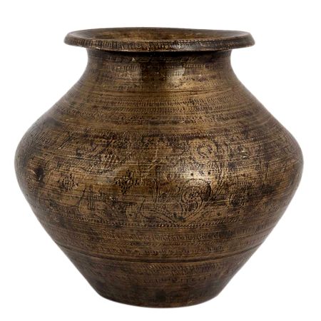 Brass Broad Centre Holy Water Pot kalash