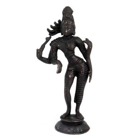 Indian Brass Statue Of A Lady Dancer