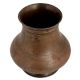 Brass South Indian Pot With Broad Round Base
