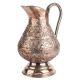 Rounded Copper Repousse Jug For Decoration