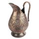 Handmade Copper Vintage Floral Engraved Jug