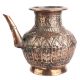Copper Floral Engraved Islamic Style Holy Water pot