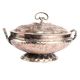 Kashmiri Copper Rice Bowl With Lid And Handles
