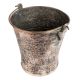 Hand crafted Copper Bucket Kashmiri Repousse Work With Handle