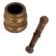 Brass Mortar And Pestle For Home And Kitchen