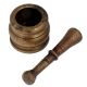 Brass Khalbatta Imam Dasta Or Mortar And Pestle
