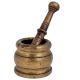 Brass Khalbatta Imam Dasta Or Mortar And Pestle