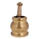 Brass Mortar And Pestle Or Kutni Indian Grinder