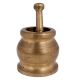 Golden Brass Mortar And Pestle Mixer Grinder