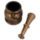 Traditional Brass Pital Mortar Pestle