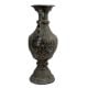 Black Brass Urn Shaped Vase With Decorative Handles