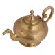 Brass Tea Pot Engraved Bird Stout Islamic Style Pot