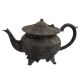 Black Brass Tea Pot With Big Handle