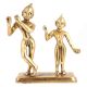 Pure Brass Radha Krishan Statue Murti