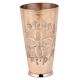Abstact Flower Brass Punjabi Lassi Glass