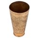 Brass Leaves Carved Lassi Glass Popular Serveware