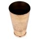 Brass Lassi Glass With Faded Design Carved Rings On the Rim
