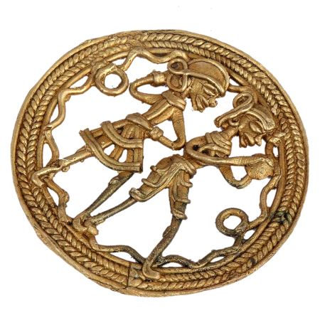 Elegant Brass Village Life Statues For Home Decor