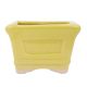 Yellow Rectangular Ceramic Pot