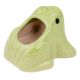Handmade Green Frog Ceramic Planter Pot