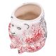White And Red And Black Pattern Panda Ceramic Pot