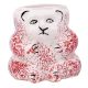 White And Red And Black Pattern Panda Ceramic Pot