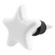 Solid White Star Ceramic Wine Bottle Stopper