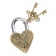 Brass Laxmi Ganesha Padlock With Two Keys