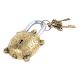 Brass Vastu Tortoise Padlock With 2 Key