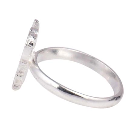 Love Charm Adjustable Silver Toe Ring Children Kids Jewelry