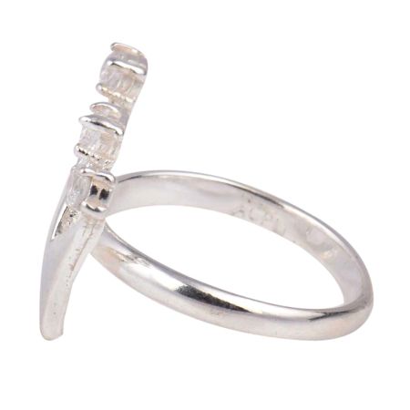 Crown Charm  Silver Toe Ring For Children