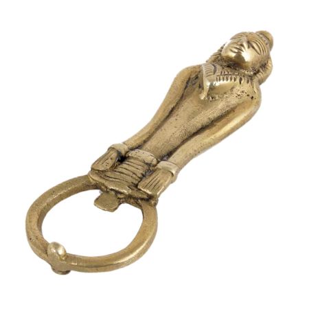 Handmade Golden Brass Bottle Opener With Tribal Man