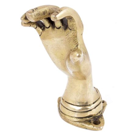 Handmade GoldenÂ Brass  Door Pull Or Door Handles Mudra Hands