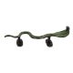 Handmade Black And Green Â Brass Door Handle Cobra Design