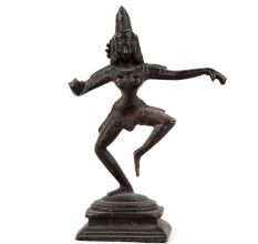 Handmade Black brass Lord Shiva Statue In Dancing Pose