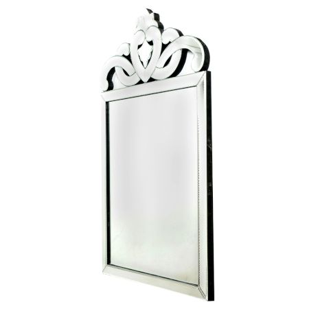 Handmade Silver Glass Square Decorative Venetian Mirror