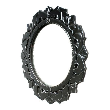 Handmade Black Venetian Decorative Wall Mirror