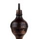 Handmade Brown Patina Brass Oil Lamp With A Single Wick