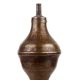 Handmade Brown Patina Brass Oil Lamp