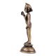 Handmade Black Coated Brass Indian Goddess Statue