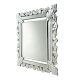 Handmade Silver Glass Squared Wall Mounted Venetian Mirror