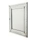 Handmade Silver Glass Square Venetian Wall Mirror