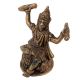 Handmade Antique Gold Brass Lord Hanuman Statue Singing Bhajans