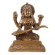 Handmade Antique Brass Saraswati Idol Statue